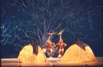 Actors (L-R) Obba Babtunde & Luther Fontaine in a scene fr. the Broadway musical "Timbuktu!." (New York)