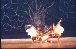 Dancers (L-R) Miguel Godreau & Eleanor McCoy in a scene fr. the Broadway musical "Timbuktu!." (New York)