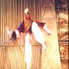 Actor Obba Babatunde in a scene fr. the Broadway musical "Timbuktu!." (New York)