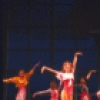 Actresses (L-R) Mia Malm, Cindy Oakes, Jodi Benson, Lauren Goler, Andrea Leigh-Smith, Anne Bobby, Julie Tussy and Valeria Lau-Kee in a scene from the Broadway musical "Smile." (New York)