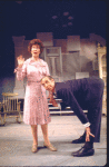 Actors Lucie Lancaster & Gil Lamb in a scene fr. the Broadway musical "70, Girls, 70." (New York)