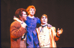 Actors (L-R) David Carroll, Vicki Lewis and Nathan Lane in a scene from the Broadway musical "Wind in the Willows." (New York)