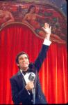 Actor Cliff Gorman as comedian Lenny Bruce in a scene from the Broadway play "Lenny." (New York)