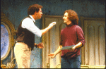 Actors (L-R) Ralph Bruneau and Mark Linn-Baker in a scene from the Broadway musical "Doonesbury." (New York)