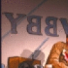 Actors (L-R) Reathel Bean and Mark Linn-Baker in a scene from the Broadway musical "Doonesbury." (New York)