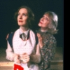 Actresses (L-R) Patricia Angelin and Julie Haydon (who created the role of Laura in 1945) as Laura and Amanda Wingfield in a scene from the Off-Broadway revival of the play "The Glass Menagerie." (New York)