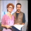 Actors Susan Sarandon and James Russo in a rehearsal shot from the Off-Broadway play "Extremities." (New York)