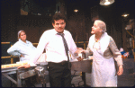 Actors (L-R) Cordelia Richards, Thomas G. Waites and Mary Klug in a scene from the WPA Theatre's production of the Off-Broadway play "North Shore Fish." (New York)