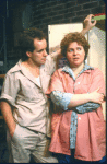 Actors Michelle M. Faith and John Pankow in a scene from the WPA Theatre's production of the Off-Broadway play "North Shore Fish." (New York)