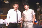 Actors (L-R) Thomas G. Waites and John Pankow in a scene from the WPA Theatre's production of the Off-Broadway play "North Shore Fish." (New York)