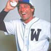 Actor Joe Namath in a publicity shot fr. the Jones Beach revival of the Broadway musical "Damn Yankees." (New York)