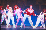 Actors (L-R) Mindy Cooper, Eugene Fleming, Melissa ManChester, Bruce Falco and Cynthia Onrubia in a scene from the National tour of the Broadway musical "Song and Dance." (Fort Worth)