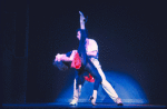 Actors Cynthia Onrubia and Bruce Falco in a scene from the National tour of the Broadway musical "Song and Dance." (Fort Worth)