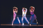 Actors (L-R) Cynthia Onrubia, Herman Sebek and Mindy Cooper in a scene from the National tour of the Broadway musical "Song and Dance." (Fort Worth)