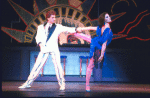 Actors Deborah Roshe and Bruce Falco in a scene from the National tour of the Broadway musical "Song and Dance." (Fort Worth)