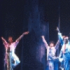 Actors (L-R) Bruce Falco, Herman Sebek, Eugene Fleming, Scott Wise, Valerie Wright, Deborah Roshe and Cynthia Onrubia in a scene from the National tour of the Broadway musical "Song and Dance." (Fort Worth)