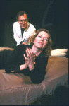 Actors Liv Ullmann and Harold Pinter in a scene from the revival of Pinter's play "Old Times." (St. Louis)