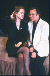 Actors Liv Ullmann and Harold Pinter in a scene from the revival of Pinter's play "Old Times." (St. Louis)
