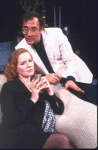 Actors Liv Ullmann and Harold Pinter in a scene from the revival of Pinter's play "Old Times." (St. Louis)