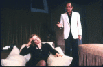 Actors Liv Ullmann and Harold Pinter in a scene from the revival of Pinter's play "Old Times." (St. Louis)