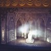 Set designed by Edward Gorey for the Broadway revival of the play "Dracula." (New York)