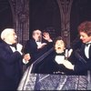 Actors (L-R) Dillon Evans, Jerome Dempsey, Frank Langella & Alan Coates in a scene fr. the Broadway revival of the play "Dracula." (New York)