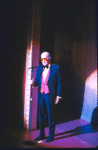Writer/director Garson Kanin speaking at 100th birthday tribute to legendary Broadway director George Abbott, "Happy Birthday, Mr. Abbott!." (New York)