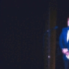 Director Harold S. (Hal) Prince speaking at 100th birthday tribute of his mentor, legendary Broadway director George Abbott, titled "Happy Birthday, Mr. Abbott!." (New York)