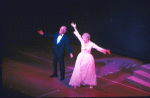 Actors Elaine Stritch & Russell Nype performing at 100th birthday tribute to legendary Broadway director George Abbott, "Happy Birthday, Mr. Abbott!." (New York)