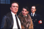 Actors (L-R) George Hearn, Donal Donnelly and Stephen McHattie in a scene from the Broadway play "Ghetto." (New York)