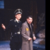 Actors (L-R) Stephen McHattie and Donal Donnelly in a scene from the Broadway play "Ghetto." (New York)