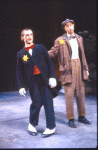 Actors (L-R) Gordon Joseph Weiss and Avner Eisenberg in a scene from the Broadway play "Ghetto." (New York)