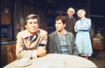 Actors (L-R) Brian Murray, Richard Seer, Barnard Hughes and Sylvia O'Brien in a scene from the Broadway play "Da." (New York)