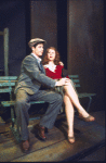 Actors Mia Dillon and Richard Seer in a scene from the Broadway play "Da." (New York)