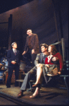 Actors (L-R) Brian Murray, Barnard Hughes, Richard Seer and Mia Dillon in a scene from the Broadway play "Da." (New York)