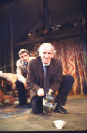 Actors (L-R) Brian Murray and Barnard Hughes in a scene from the Broadway play "Da." (New York)