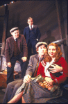 Actors (L-R) Barnard Hughes, David Leary, Charley Lang and Mia Dillon in a scene from the replacement cast of the Broadway play "Da." (New York)