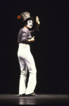 Mime Marcel Marceau in a scene from his Broadway evening "Marcel Marceau on Broadway." (New York)