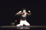 Mime Marcel Marceau in a scene from his Broadway evening "Marcel Marceau on Broadway." (New York)