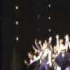 Actors (2L-3L) Harry Groener & Armelia McQueen w. cast in a scene fr. the Broadway musical "Harrigan 'n Hart." (New York)