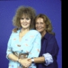 Actresses (L-R) Eileen Brennan and Jeanne Moreau in a publicity shot from the revival (which closed prior to Broadway) of the play "The Night of the Iguana." (New York)