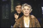 Actors (L-R) Tom Courtenay and Paul Rogers in a scene from the Broadway play "The Dresser." (New York)