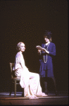 Actresses (L-R) Twiggy and Jill Cook in a scene from the Broadway musical "My One and Only." (New York)