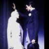 Actors Twiggy and Tommy Tune in a scene from the Broadway musical "My One and Only." (New York)