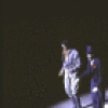 Actors (L-R) Tommy Tune and Charles "Honi" Coles in a scene from the Broadway musical "My One and Only." (New York)