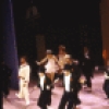 Actors (Front L-2R) Bruce McGill, Twiggy, Tommy Tune and Denny Dillon with cast in a scene from the Broadway musical "My One and Only." (New York)