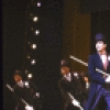 Actor Tommy Tune (C) with cast in a scene from the National tour of the Broadway musical "My One and Only." (New York)