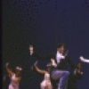 Actors (Front) Sandy Duncan and Tommy Tune with cast in a scene from the National tour of the Broadway musical "My One and Only." (New York)