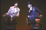 Actors (L-R) Tommy Tune and Charles "Honi" Coles in a scene from the National tour of the Broadway musical "My One and Only." (New York)