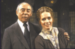 (L-R) Composer Richard Rodgers and actress Liv Ullmann in a publicity shot from the Broadway musical "I Remember Mama." (New York)